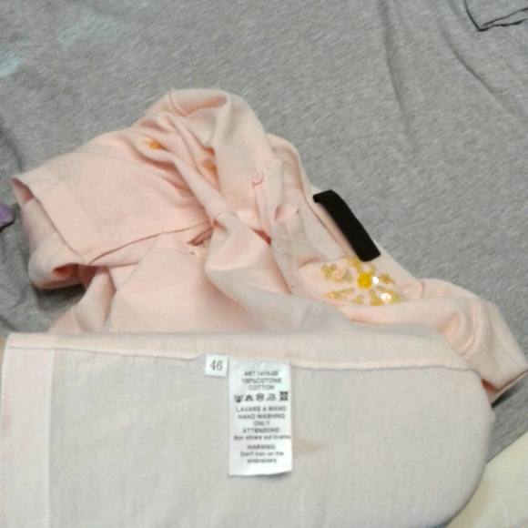 Alpha by Massimo Rebecchi sweater w sequence embellish - Picture 4 of 4